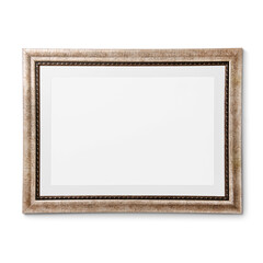 Isolated blank photo frame for your project design.