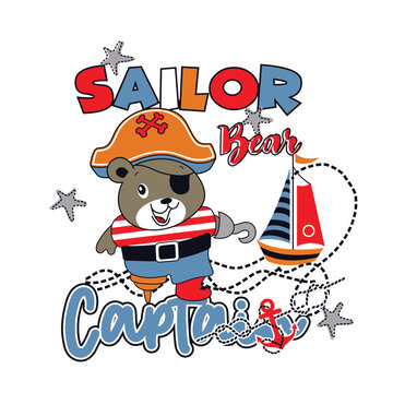 vector illustration of cute sailor 