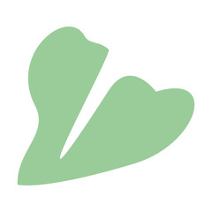 Algae plant abstract recolorable vector element 