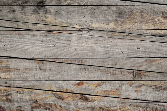Background and Wallpaper of Floor wood pine boards panel old.