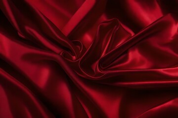 red silk background generated by AI technology