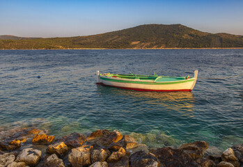 boat on the adriatic sea