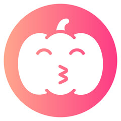 kiss gradient icon