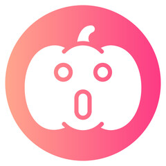 surprised gradient icon