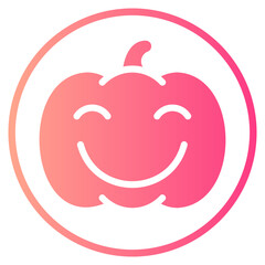 happy gradient icon