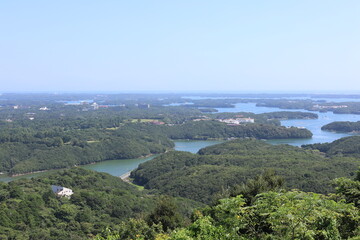 Obraz premium 海と島