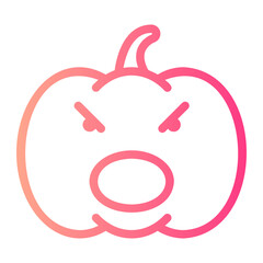 shouting gradient icon