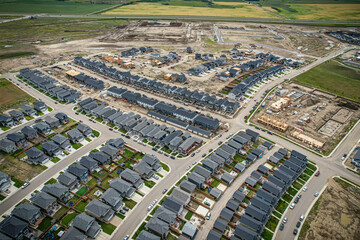 Skyward Gaze Over Rosewood, Saskatoon, Saskatchewan