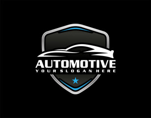 Car Garage Premium Concept Logo Design