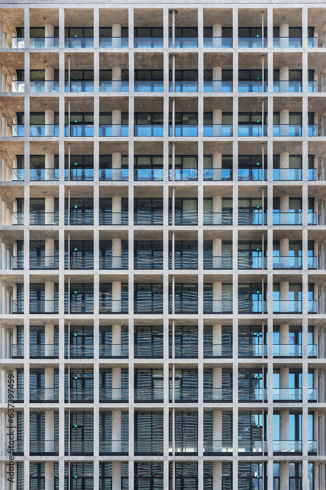 Aufkleber exterior of modern architecture. building abstract background