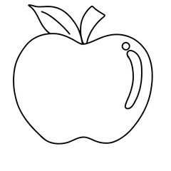 apple with leaf