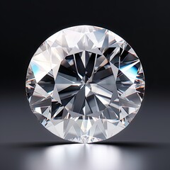 round cut gemstone (Generative AI)