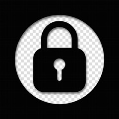 Padlock sign. Lock unlock icon. Vector illustraion.