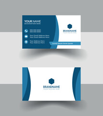 Professional smart corporate business card design.Both of side design by minimal style mind.New generation Smart design for smart people.Blue and white combination Business card.Recent newst design