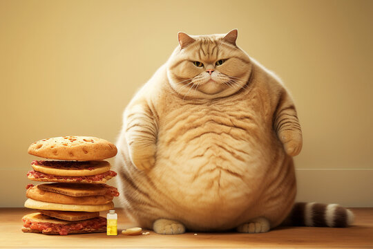very fat cat