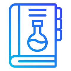 Obraz premium chemistry book icon