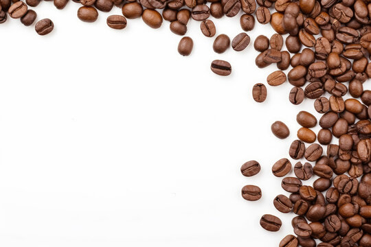 Frame of Coffee beans with free space
