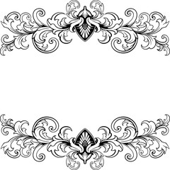 Luxury Frame Ornament Wedding Decoration