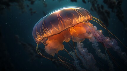 Fototapeta premium jelly fish in aquarium