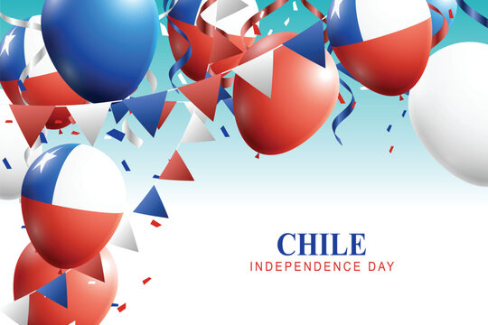 Chile Independence Day background.