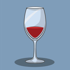glass of red wine