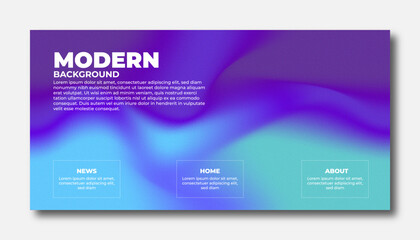 Modern Background Design with Gradient and Grain Texture. Minimalist Gradient Background with geometric shapes for Website design, landing page, wallpaper, banner, poster, flyer, and presentation