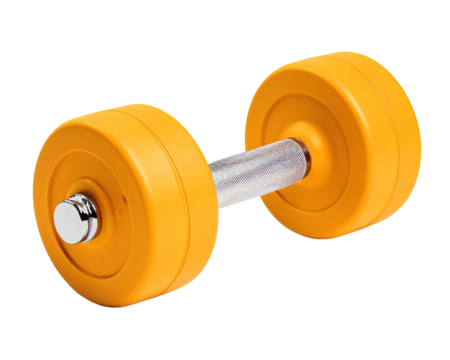 dumbbell isolated on white
