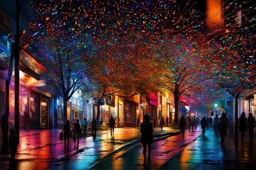 night city street  4k Ultra Hd High Quality