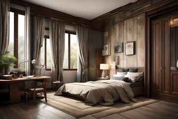 interior of a bedroom  4k Ultra Hd High Quality