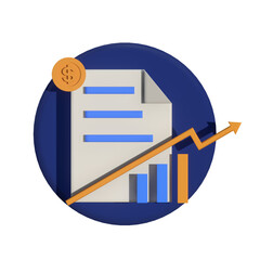business graph icon