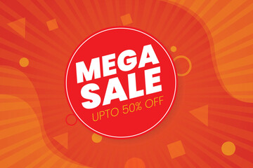 Super Sale Template and Mega Offer Discount