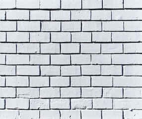 Texture of a white brick wall