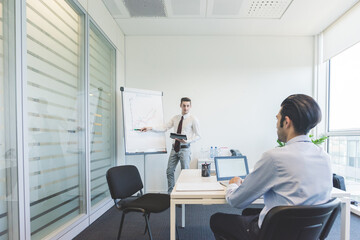 Businessmen in meeting