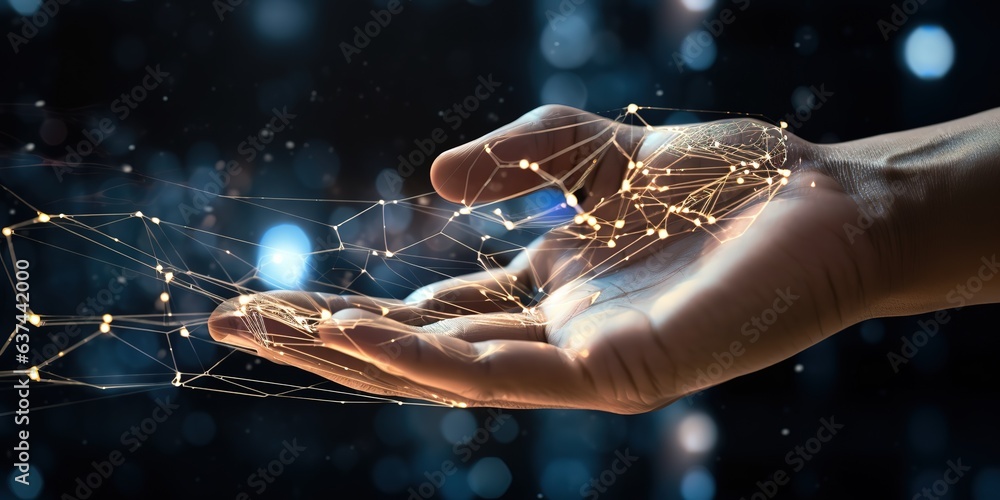Poster ai-artificial intelligence innovation.