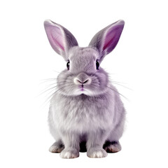 rabbit on a transparant background, PNG, Generative Ai.