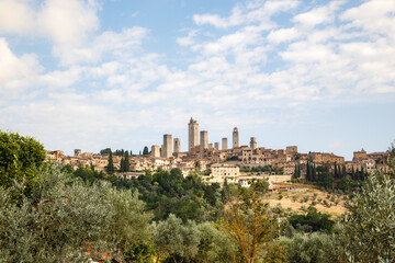 Fototapeta na wymiar San Gimignano Landscape, Tuscany, Italy
