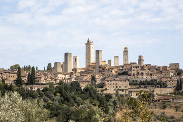 San Gimignano Landscape, Tuscany, Italy - obrazy, fototapety, plakaty