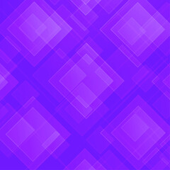 Abstract purple geometric composition, oblique light squares
