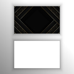 Abstract Beautiful Gold Luxury Business Card Template