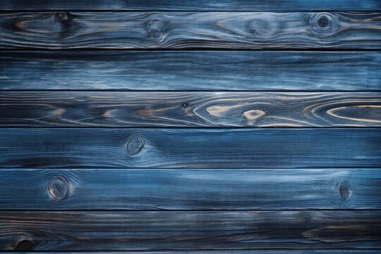 Blue colored old rustic wooden surface, which can be used as a photo background