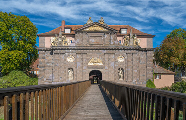 Rhine Gate, Fortress Gate, today Museum of City History, Breisach am Rhein, Breisgau, Baden-Wuerttemberg, Germany