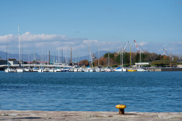 Obraz premium boats in harbor