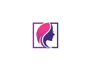 Beauty logo. Abstract Beauty logo design, made of various geometric shapes in color.