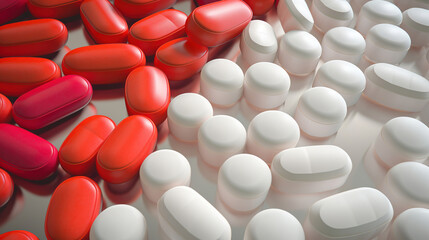 pills and capsules.Generative Ai