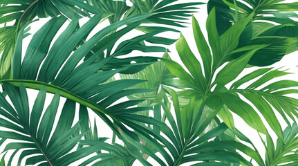 palm tree leaves