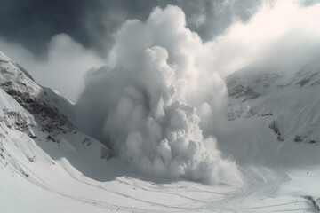 Avalanche from distance