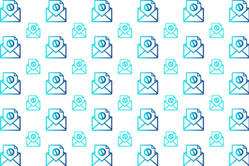 Abstract Spam Mail Pattern Background