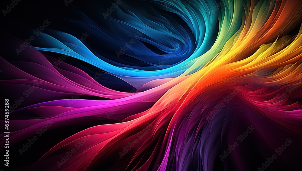 Poster futuristic technology abstract background with lines for network, big data, data center, server, int