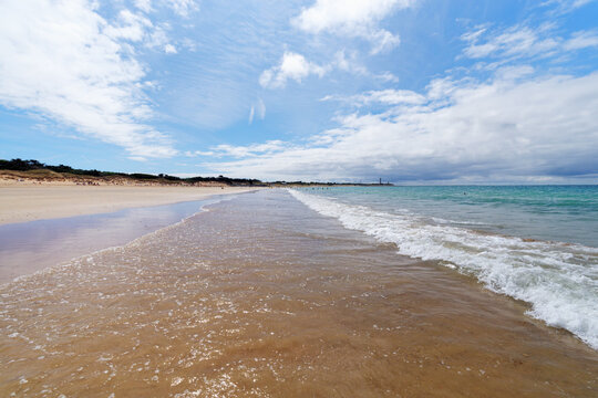 Conche des Baleines beach in the R&eacute; island	