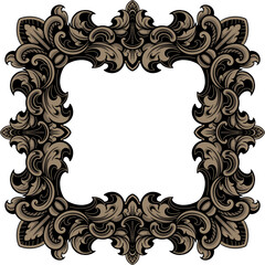 Luxury Frame Ornament Wedding Decoration